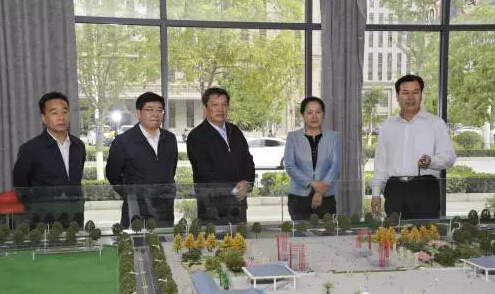 市長(zhǎng)陳青，副市長(zhǎng)王月成陪同省電力投資集團(tuán)公司總經(jīng)理李輝一行深入階州廣場(chǎng)視察
