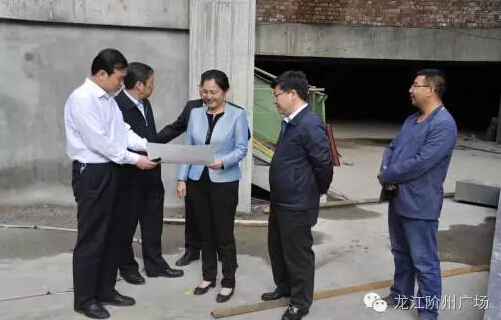 市長(zhǎng)陳青，副市長(zhǎng)王月成陪同省電力投資集團(tuán)公司總經(jīng)理李輝一行深入階州廣場(chǎng)視察