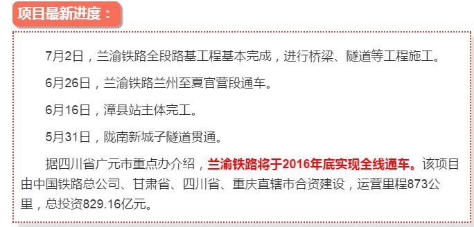 最新！蘭渝鐵路路基工程完成，廣元至重慶北段項(xiàng)目招標(biāo)