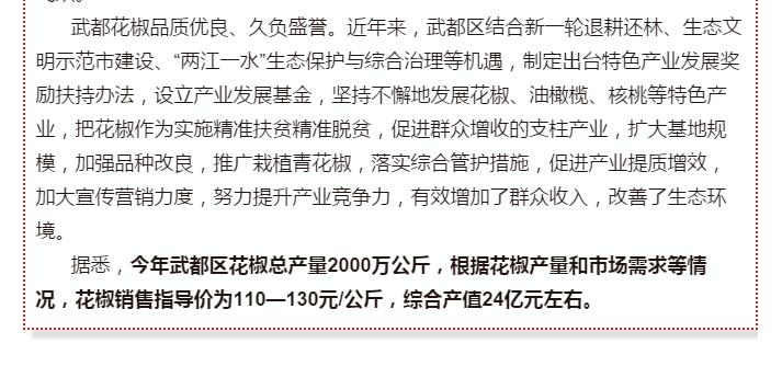 5.28億！一場盛會，武都花椒“火”了